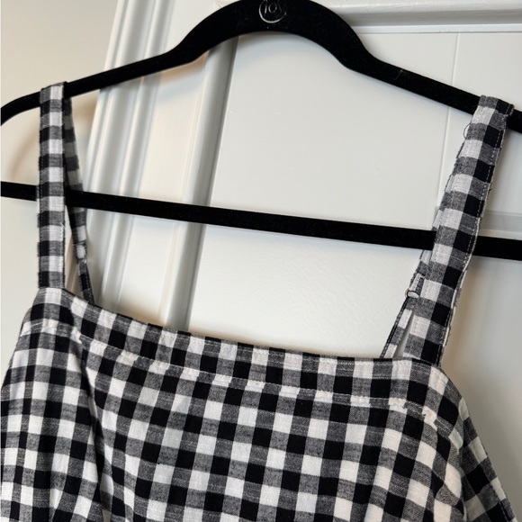 Abercrombie & Fitch Black and White Plaid Dress with Pockets, size Small - Picture 8 of 10